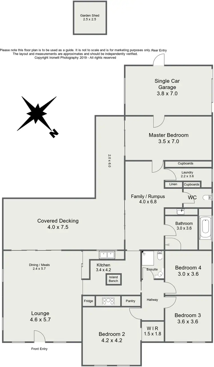 Floorplan of Homely house listing, 122 Mount Gambier Road, Millicent SA 5280