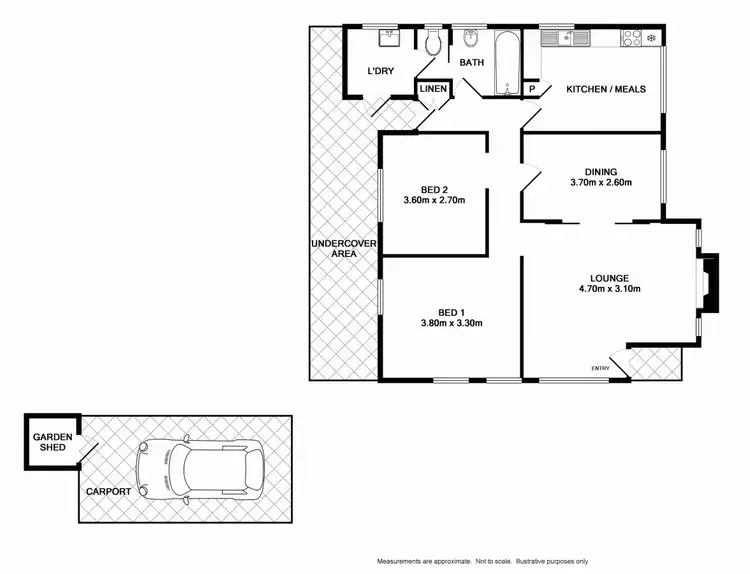 Floorplan of Homely house listing, 79 GORDON STREET, Wodonga VIC 3690