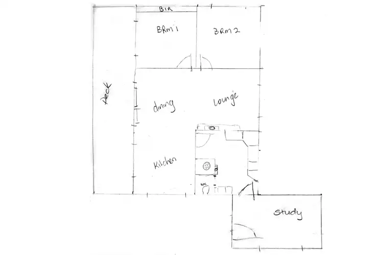 Floorplan of Homely rural property listing, 1445 McCallums Creek Road, Red Lion VIC 3371