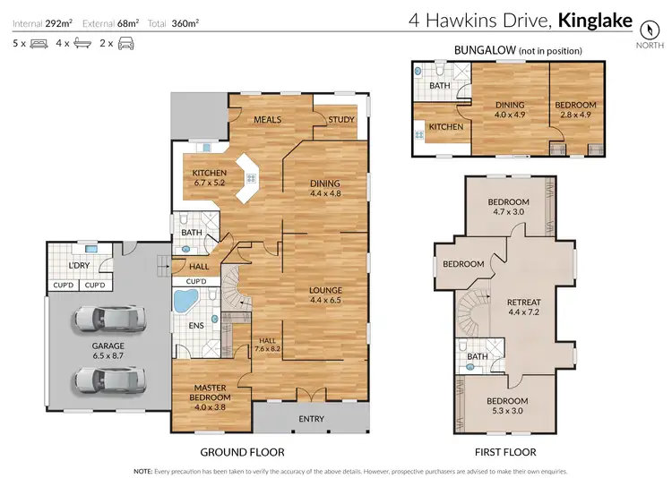 Floorplan of Homely house listing, 4 Hawkins Drive, Kinglake VIC 3763