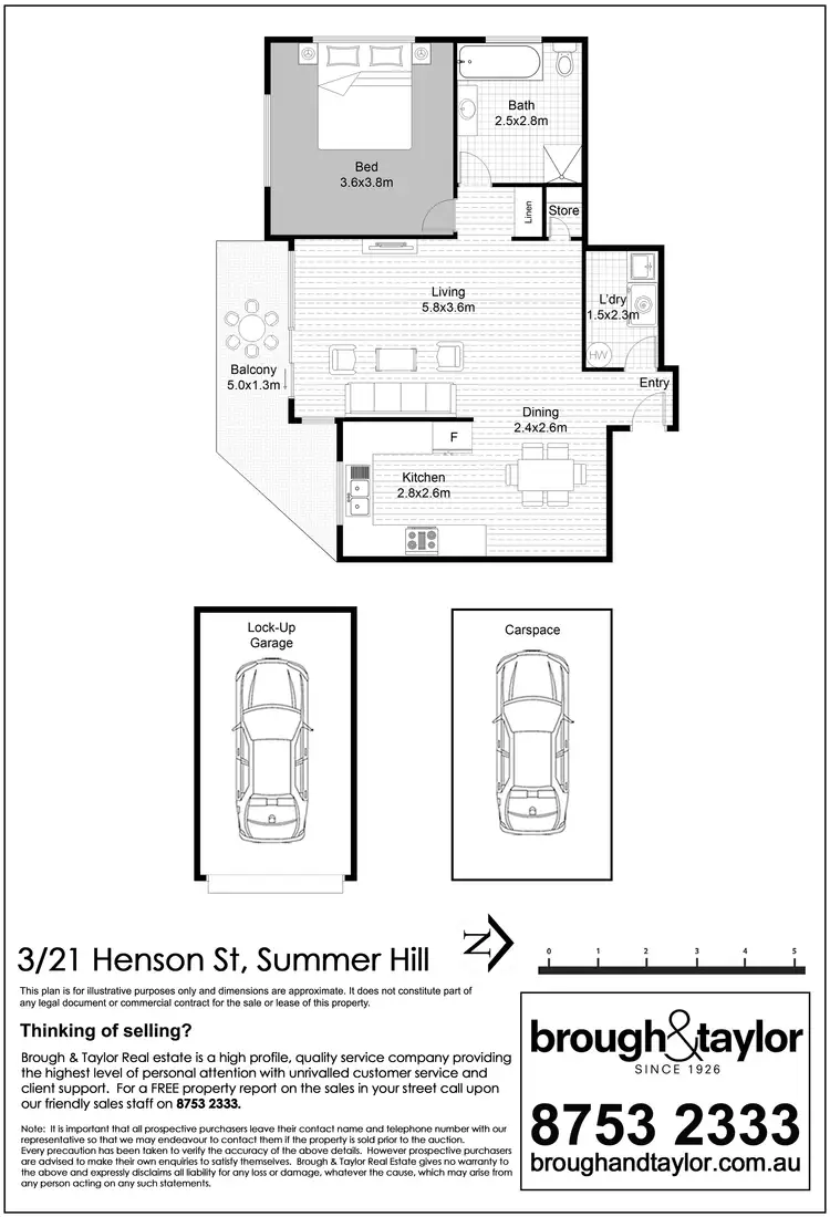 Floorplan of Homely unit listing, 3/21 Henson Street, Summer Hill NSW 2130