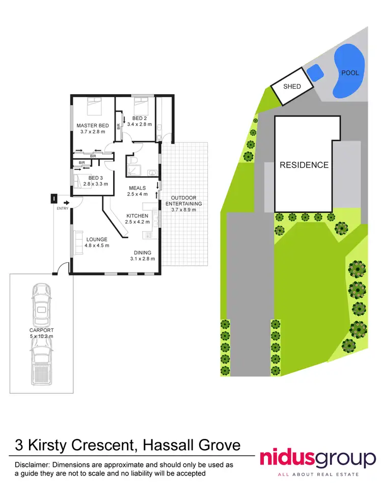 Floorplan of Homely house listing, 3 Kirsty Crescent, Hassall Grove NSW 2761