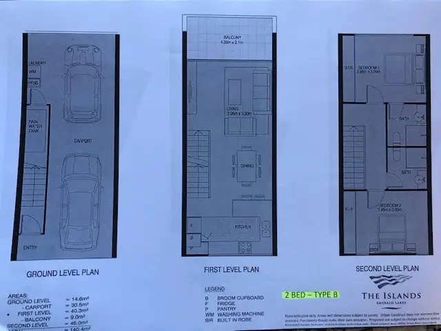 Floorplan of Homely townhouse listing, 18/5036 Emerald Islands Drive, Carrara QLD 4211