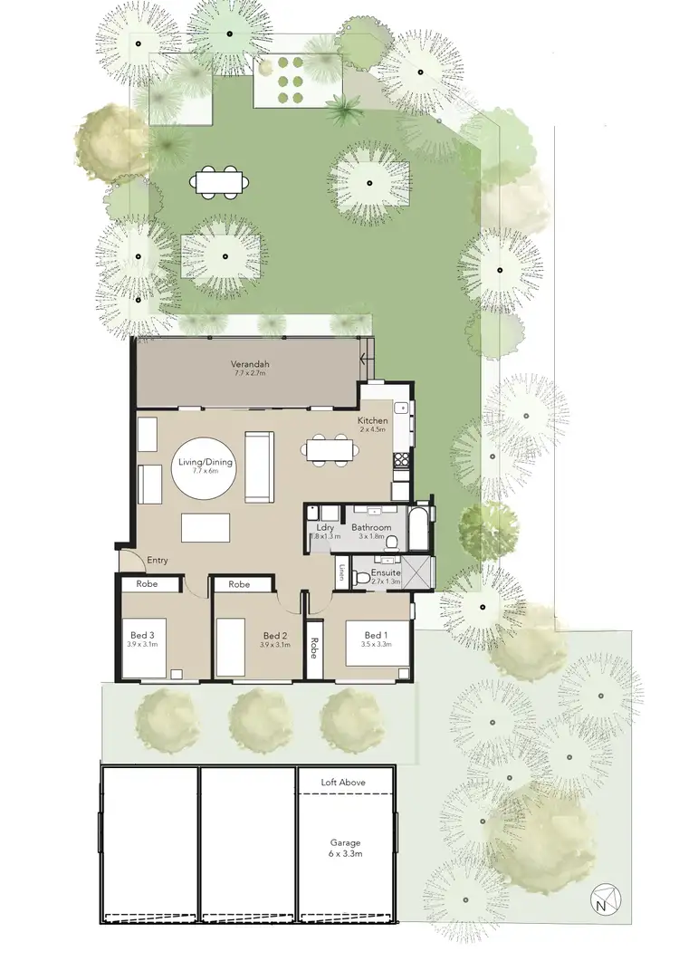 Floorplan of Homely unit listing, 41/183-205 Broken Head Road, Suffolk Park NSW 2481
