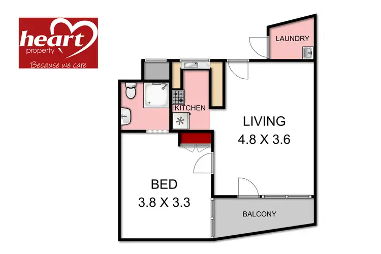 Floorplan of Homely flat listing, 9/95 Macalister Street, Sale VIC 3850