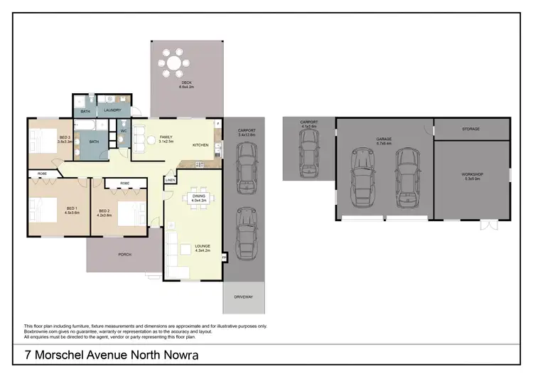Floorplan of Homely house listing, 7 Morschel Avenue, North Nowra NSW 2541