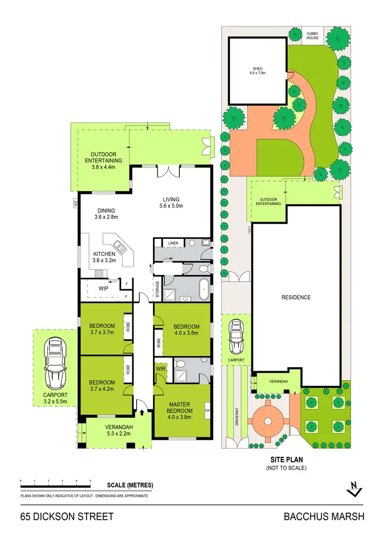 Floorplan of Homely house listing, 65 Dickson Street, Bacchus Marsh VIC 3340