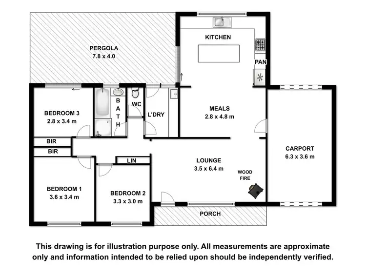 Floorplan of Homely house listing, 4 Hart Street, Millicent SA 5280