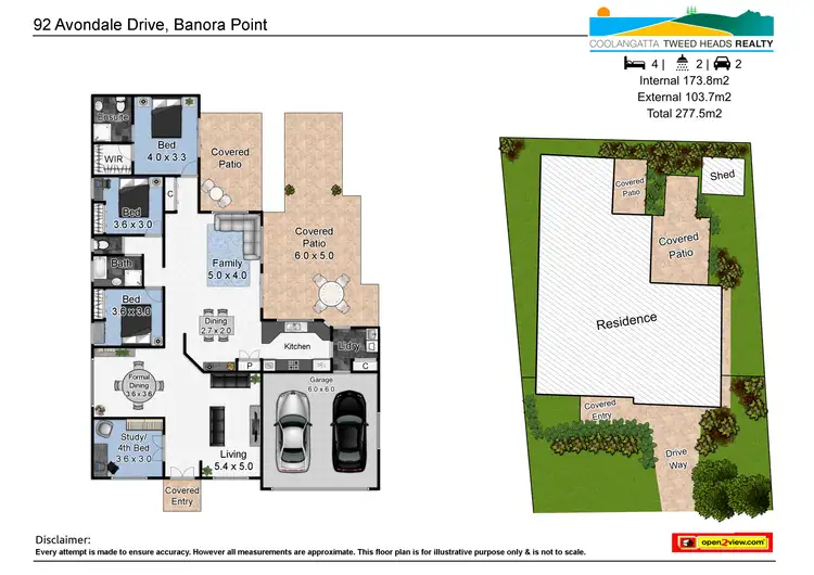Floorplan of Homely house listing, 92 Avondale Drive, Banora Point NSW 2486