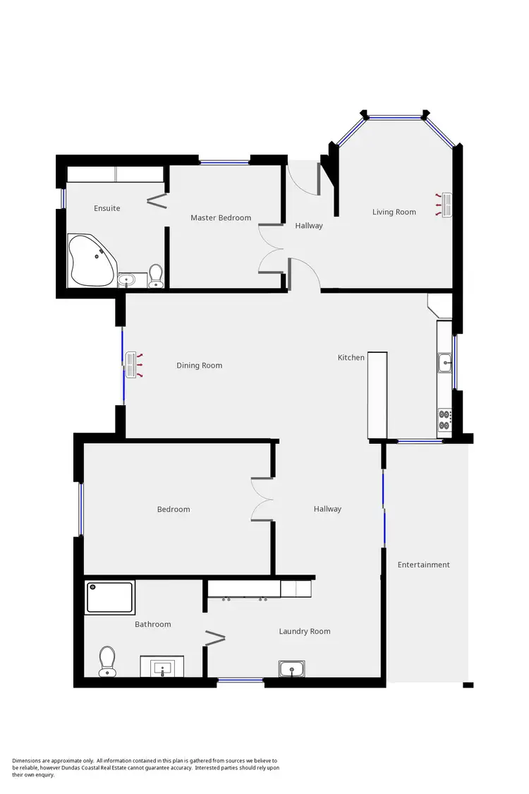 Floorplan of Homely rural property listing, 1033 Heath Road, Cashmore VIC 3305