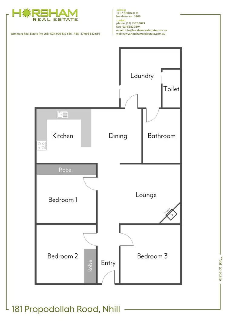 Floorplan of Homely rural property listing, 181 Propodollah Road, Nhill VIC 3418