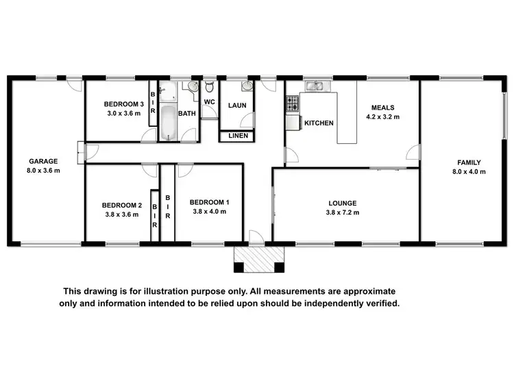 Floorplan of Homely house listing, 6 Old Kent Court, Mount Gambier SA 5290