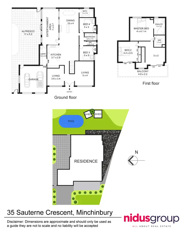 Floorplan of Homely house listing, 35 Sauterne Cres, Minchinbury NSW 2770