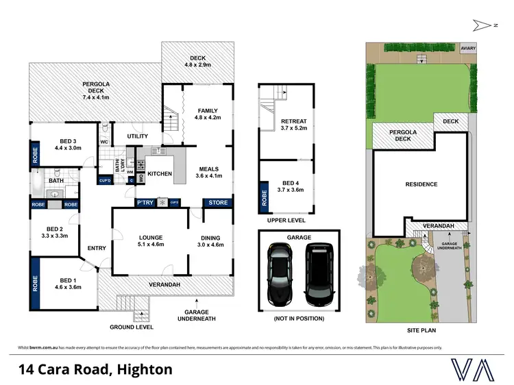 Floorplan of Homely house listing, 14 CARA ROAD, Highton VIC 3216