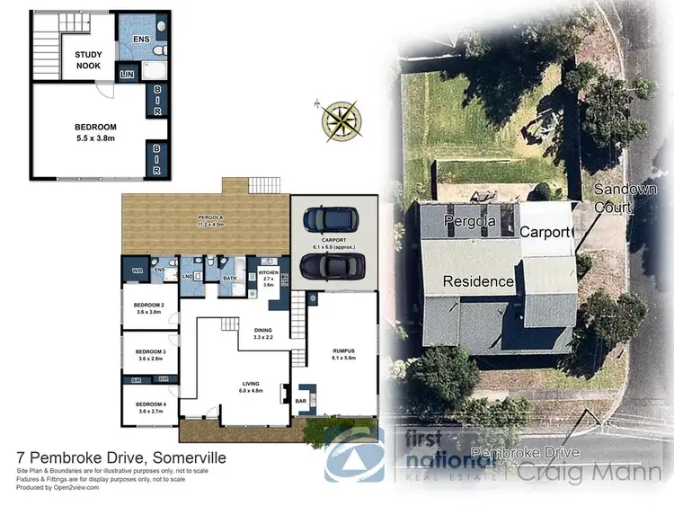 Floorplan of Homely house listing, 7 Pembroke Drive, Somerville VIC 3912