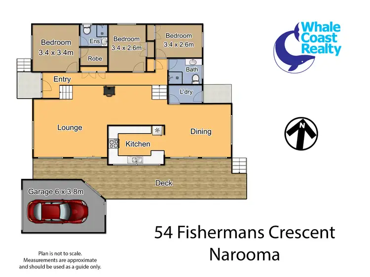 Floorplan of Homely house listing, 54 Fishermans Crescent, North Narooma NSW 2546