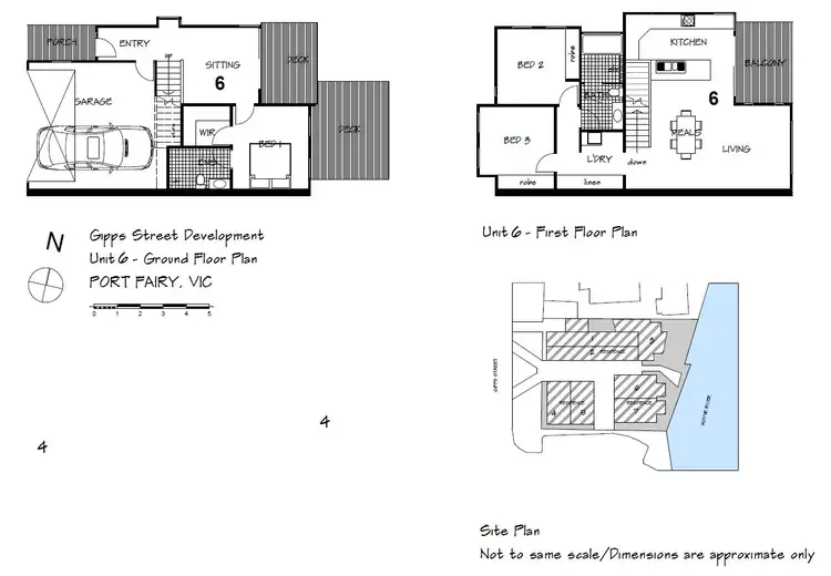 Floorplan of Homely apartment listing, 6/35 Gipps St, Port Fairy VIC 3284