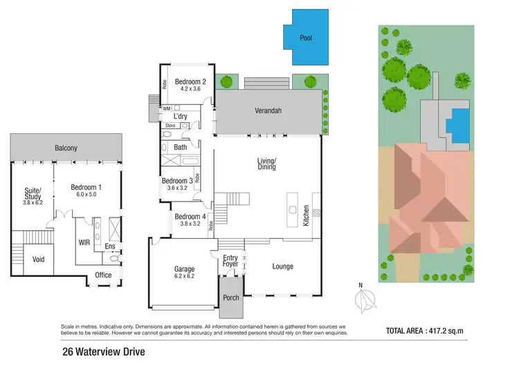 Floorplan of Homely house listing, 26 WATERVIEW DRIVE, Bushland Beach QLD 4818