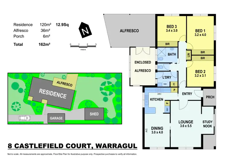Floorplan of Homely house listing, 8 CASTLEFIELD COURT, Warragul VIC 3820