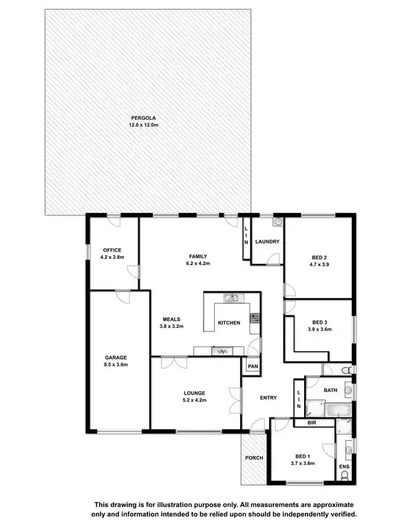 Floorplan of Homely house listing, 34 Derwent Court, Mount Gambier SA 5290