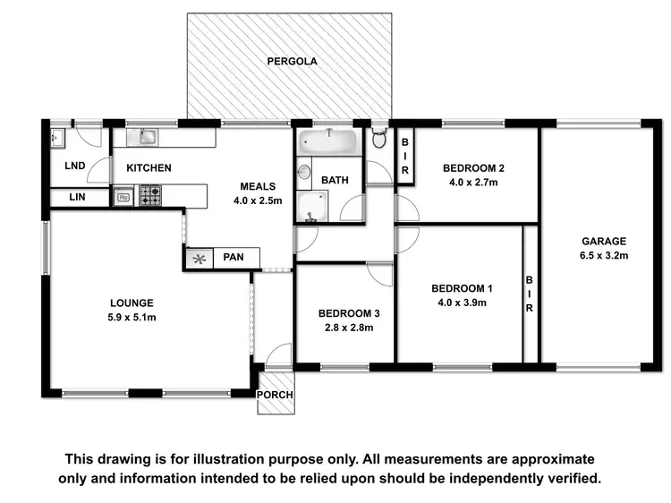 Floorplan of Homely house listing, 12 Mayfair Crescent, Mount Gambier SA 5290