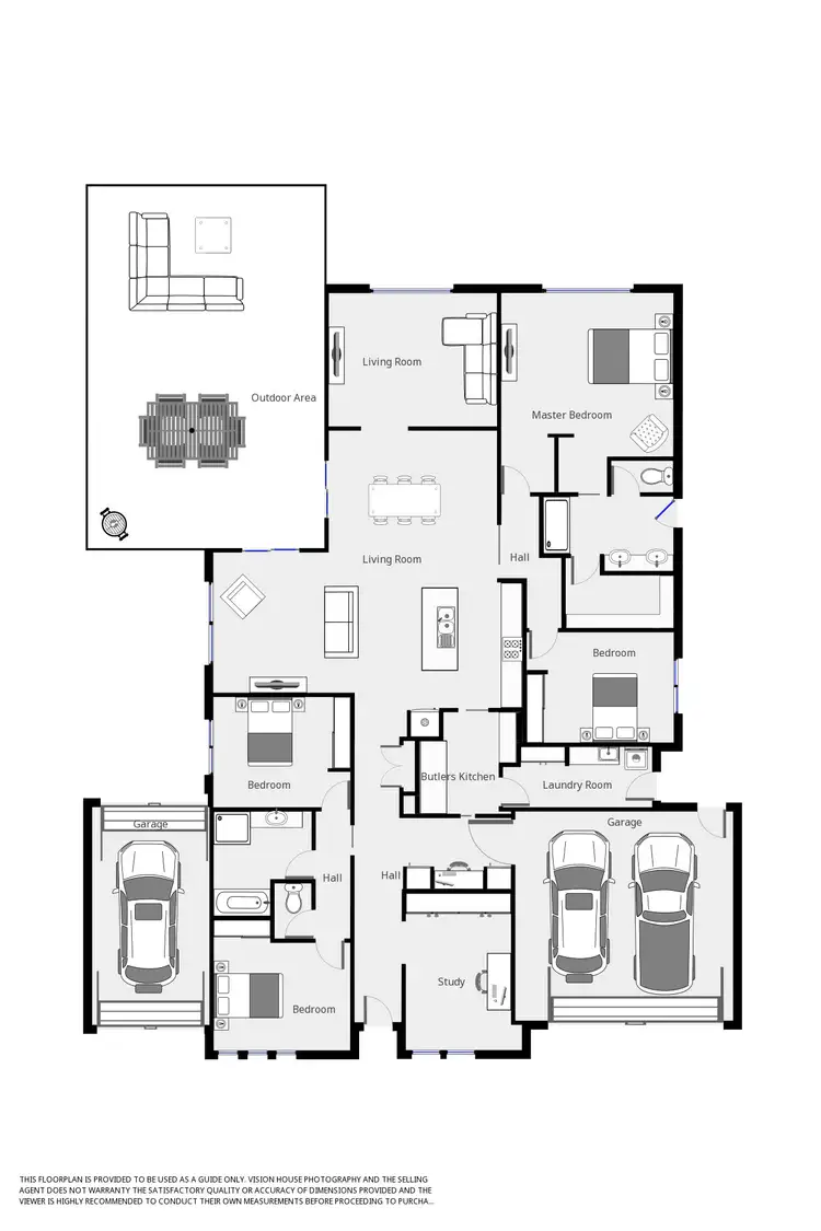 Floorplan of Homely house listing, 46 RIVER DRIVE, Buronga NSW 2739
