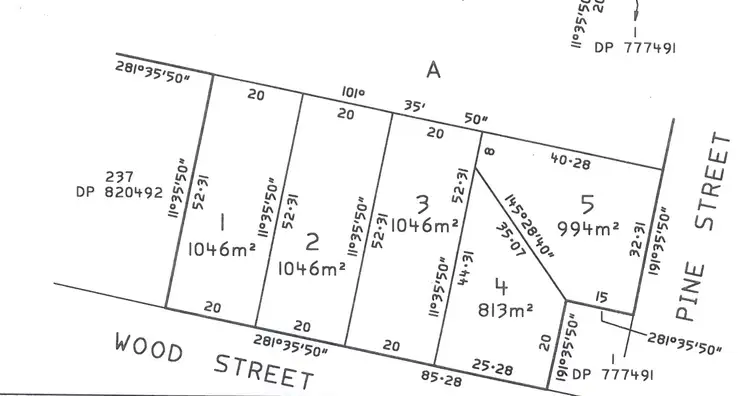 Floorplan of Homely land listing, 72 Wood Street, Gol Gol NSW 2738