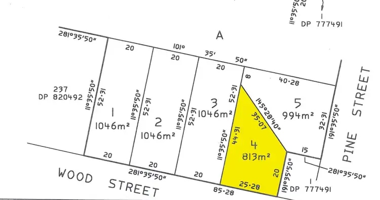 Floorplan of Homely land listing, LOT 4/66 Wood Street, Gol Gol NSW 2738