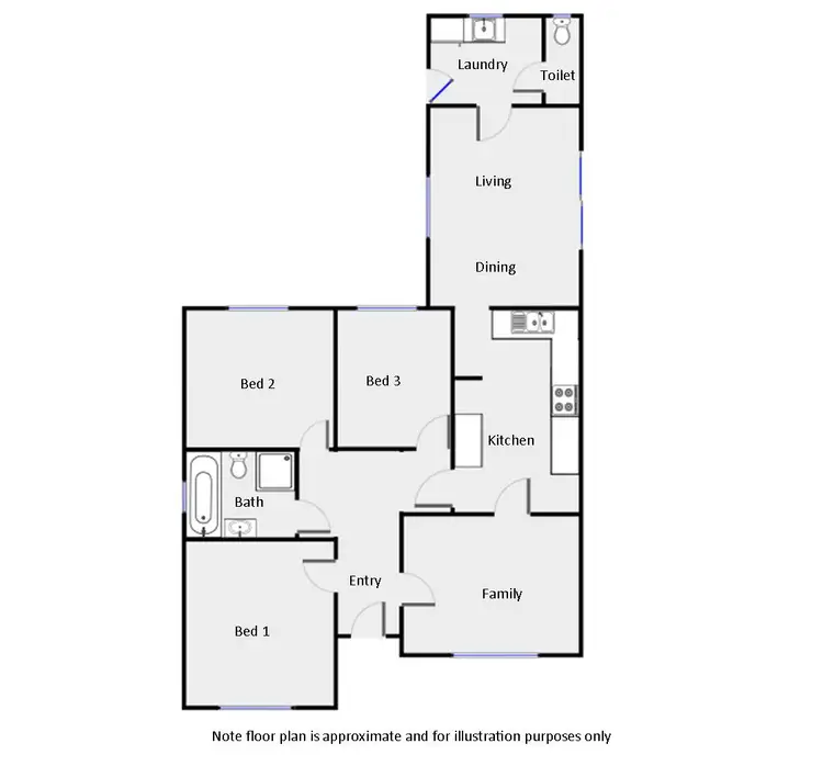 Floorplan of Homely house listing, 5 Sunnyside Avenue, Mildura VIC 3500