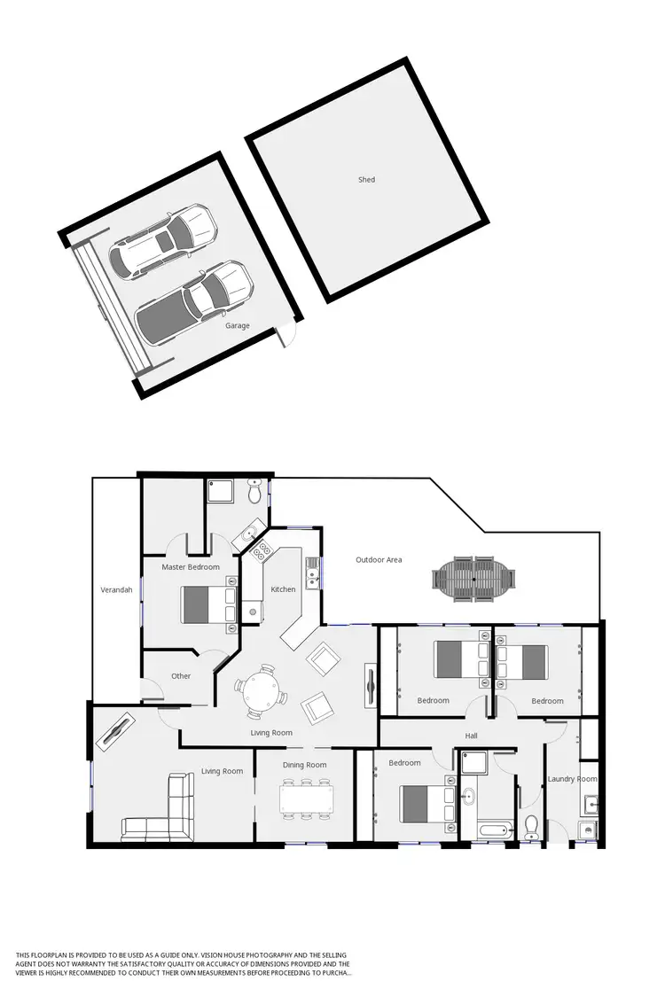Floorplan of Homely house listing, 2 Alpha Court, Mildura VIC 3500