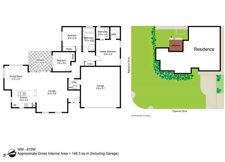 Floorplan of Homely house listing, 1 Tipperary Drive, Ashtonfield NSW 2323
