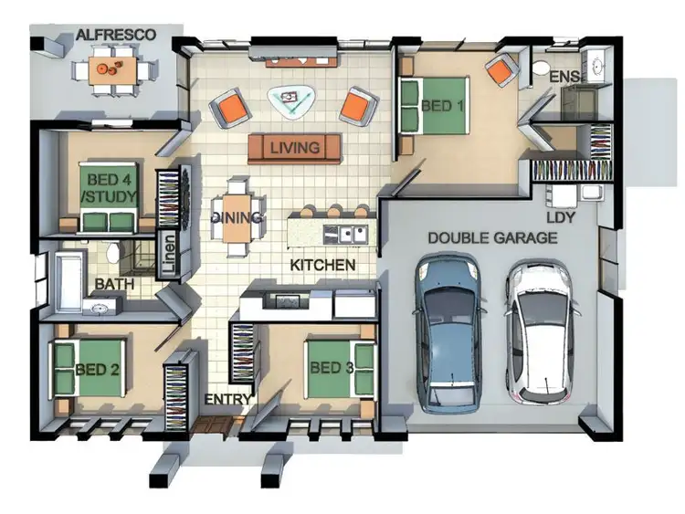 Floorplan of Homely house listing, 4 Stack Street, Collingwood Park QLD 4301