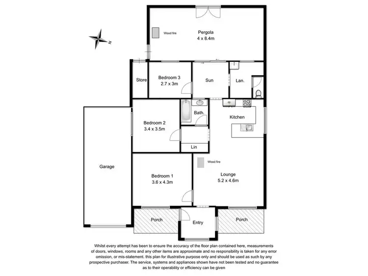Floorplan of Homely house listing, 184 Mount Gambier Road, Millicent SA 5280