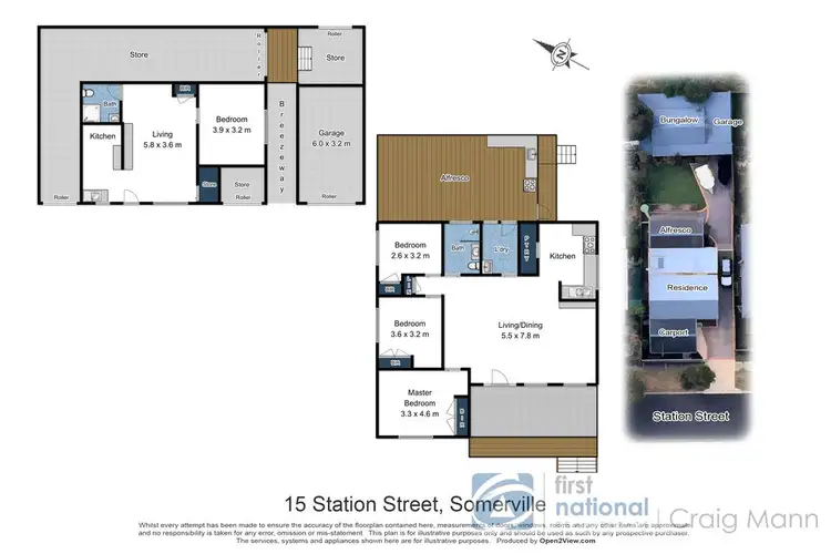 Floorplan of Homely house listing, 15 Station Street, Somerville VIC 3912
