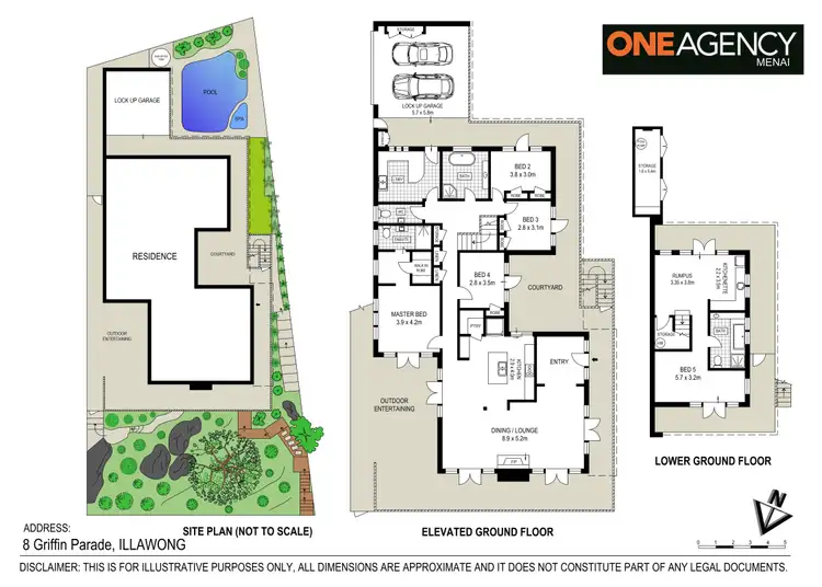 Floorplan of Homely house listing, 8 Griffin Parade, Illawong NSW 2234