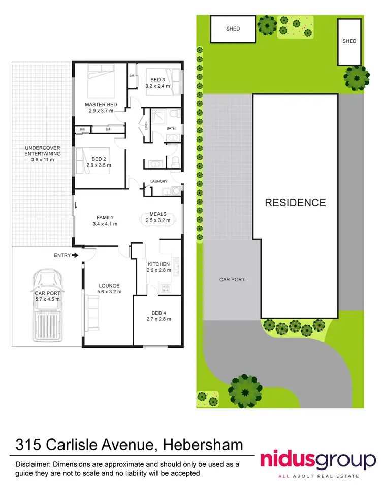 Floorplan of Homely house listing, 315 CARLISLE AVENUE, Hebersham NSW 2770