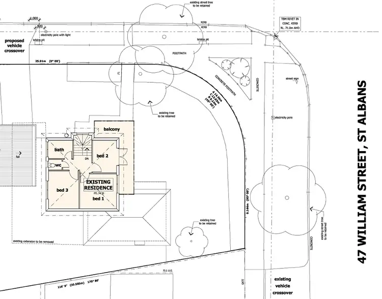 Floorplan of Homely house listing, 47 WILLIAM STREET, St Albans VIC 3021
