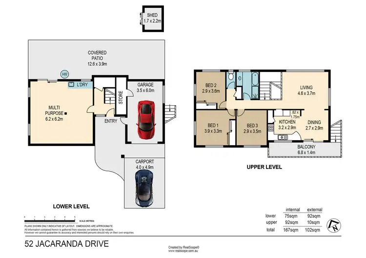 Floorplan of Homely house listing, 52 JACARANDA DRIVE, Albany Creek QLD 4035