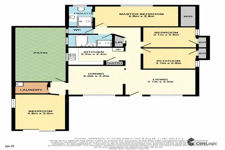 Floorplan of Homely house listing, 15 BUTTERCUP CLOSE, Meadowbrook QLD 4131