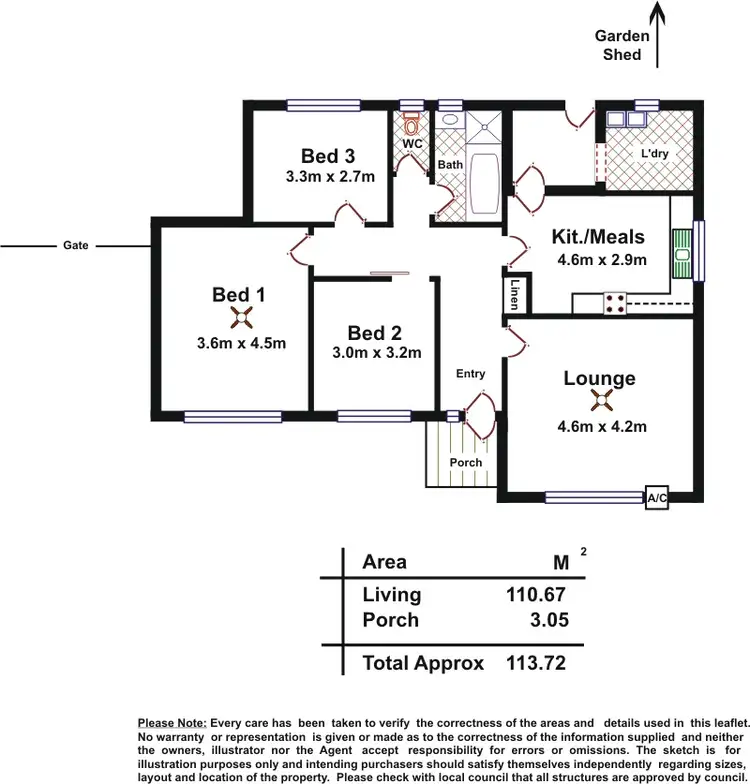 Floorplan of Homely house listing, 19 Barbara Avenue, Morphett Vale SA 5162