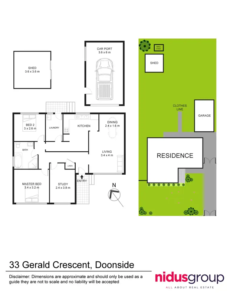 Floorplan of Homely house listing, 33 Gerald Crescent, Doonside NSW 2767