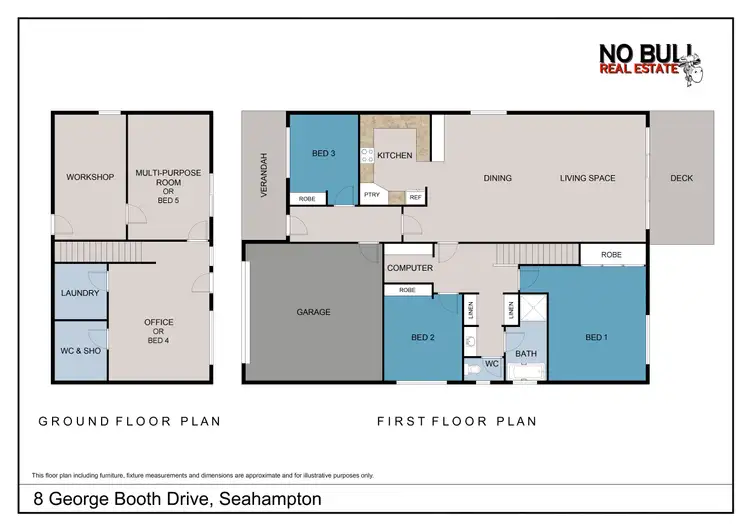 Floorplan of Homely house listing, 8 George Booth Drive, Seahampton NSW 2286