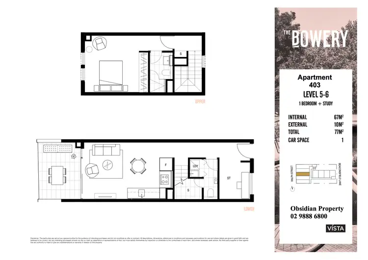 Floorplan of Homely apartment listing, 403/17 Ralph Street, Alexandria NSW 2015
