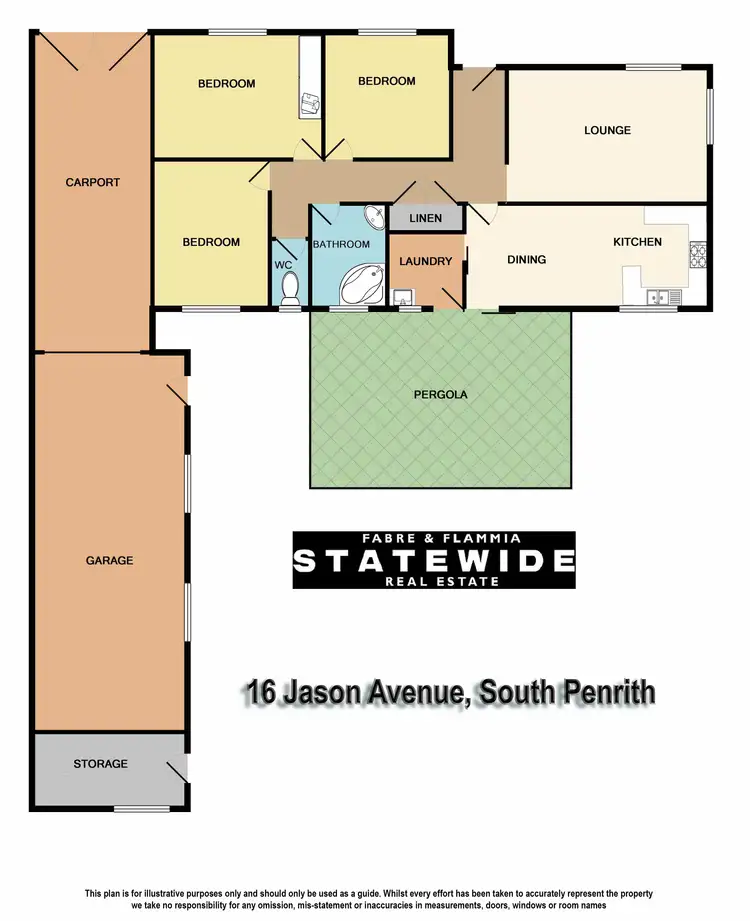 Floorplan of Homely house listing, 16 Jason Avenue, South Penrith NSW 2750
