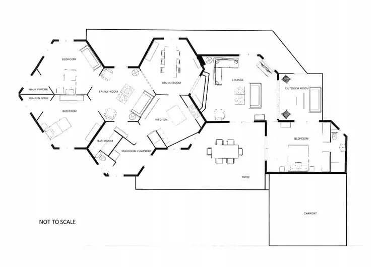 Floorplan of Homely house listing, 86 MARKWOOD-TARRAWINGEE ROAD, Markwood VIC 3678