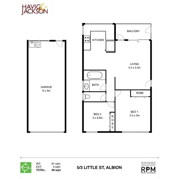 Floorplan of Homely unit listing, 5/3 Little Street, Albion QLD 4010