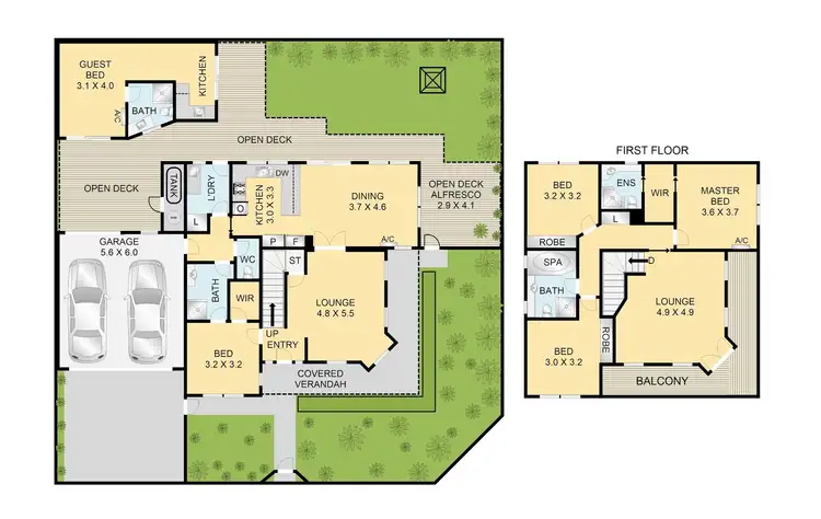 Floorplan of Homely house listing, 9 Norfolk Blvd, Torquay VIC 3228