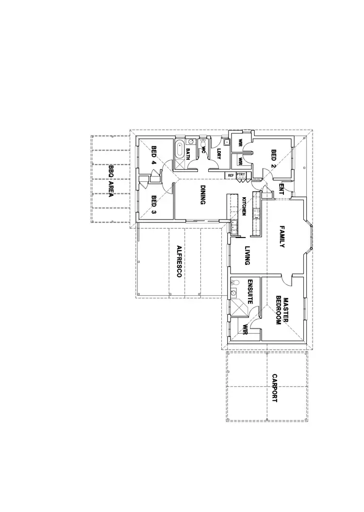 Floorplan of Homely house listing, 21 Rose Boulevard, Lancefield VIC 3435
