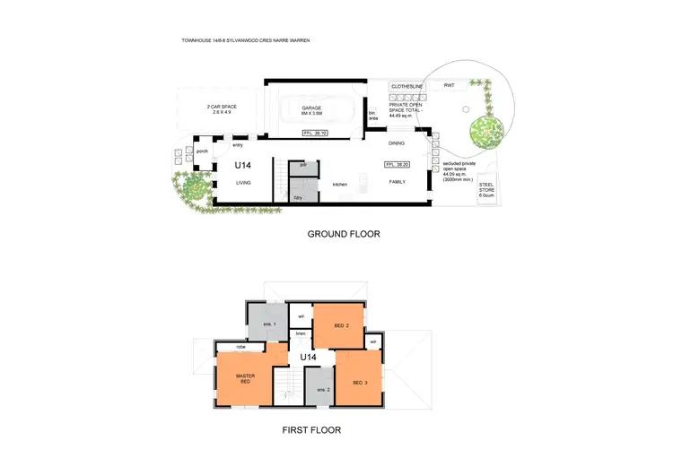 Floorplan of Homely townhouse listing, 5/6-8 Sylvanwood Crescent, Narre Warren VIC 3805
