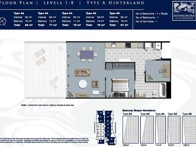 Floorplan of Homely apartment listing, 405/430 Marine Parade, Biggera Waters QLD 4216